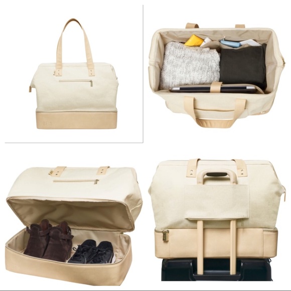 beis weekender bag size